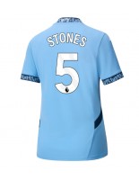 Manchester City John Stones #5 Hjemmedrakt Dame 2024-25 Korte ermer